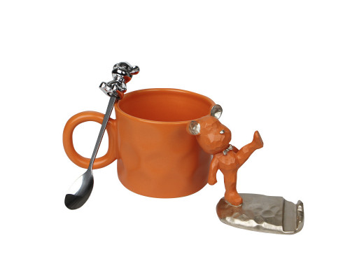 Подарунковий кавовий набір Dedbbb 350 мл Orange 13149-83895