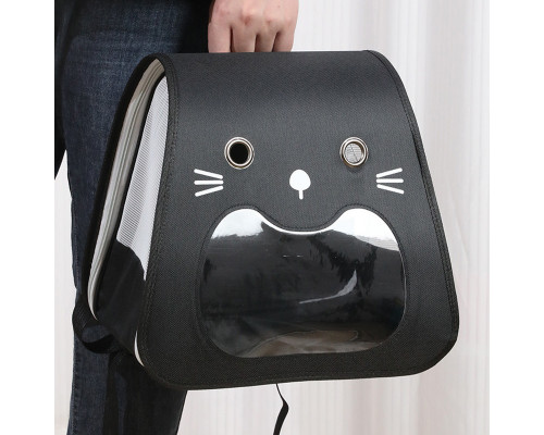 Рюкзак-перенесення Taotaopets 247723 32х35 см Black 12986-84064