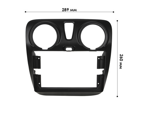 Перехідна рамка для Renault Dacia Dokker 2012-2021 Lodgy 2012-2022 Sandero 2012+ No Brand 9 (7890)