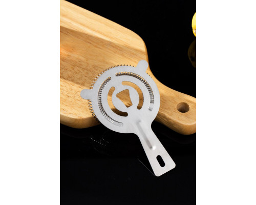 Стрейнер для бару ТМ сито для коктейлів 140х93 мм Сріблястий (С051372)