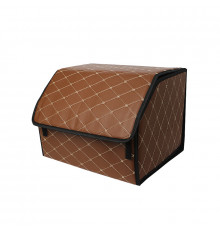 Автомобільний органайзер No Brand ZWX-002 Brown/Gold 40х30х30 см