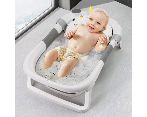 Матрацик у ванну з кріпленнями Bestbaby 340 44х30 см White Crown 13240-85696