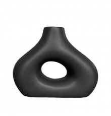 Ваза для квітів No Brand Black 14 см 13264-84642