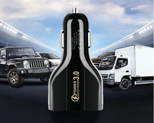 Автомобільний зарядний пристрій No Brand CWa 2USB Type-C PD35W QC 3.0 Black (03050553) Автомобільний зарядний пристрій No Brand CWa 2USB Type-C PD35W QC 3.0 Black (03050553)
