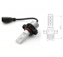 Комплект світлодіодних ламп BAXSTER SE Plus PSX24W PG20/7 9-32V 6000K 4000Lm
