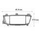 Перехідна рамка 9 Lesko для Kia Cadenza K7 2011-2012 (4546)