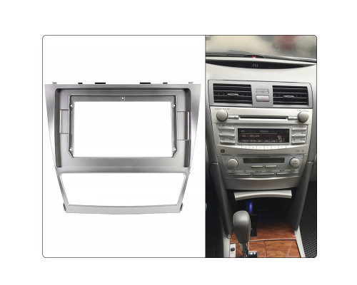 Перехідна рамка Lesko 10.1" Toyota Camry, Aurion, Daihatsu Altis 2006-2011 TO 182T Silver (6515-22639) Перехідна рамка Lesko 10.1" Toyota Camry, Aurion, Daihatsu Altis 2006-2011 TO 182T Silver (6515-22639)