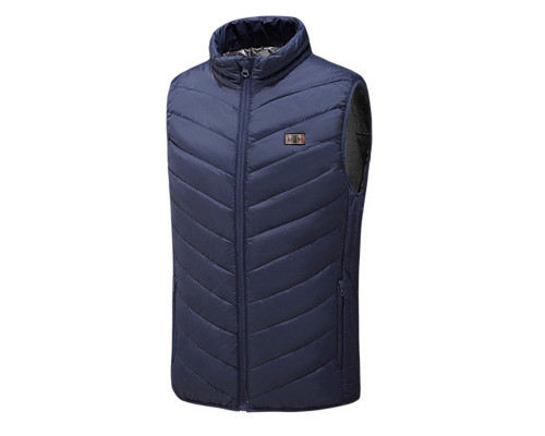 Жилетка з підігрівом Lesko M01-9S 2XL Blue Жилетка з підігрівом Lesko M01-9S 2XL Blue