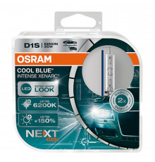 Комплект ксенонових ламп Osram D1S 35W PK32d-2 Cool Blue Intense Next Gen (66140CBN-HCB)