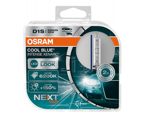 Комплект ксенонових ламп Osram D1S 35W PK32d-2 Cool Blue Intense Next Gen (66140CBN-HCB) Комплект ксенонових ламп Osram D1S 35W PK32d-2 Cool Blue Intense Next Gen (66140CBN-HCB)