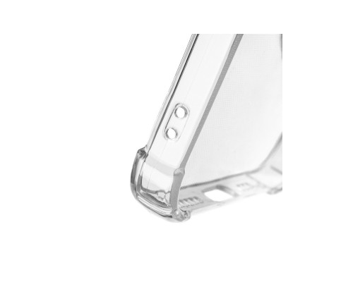 Силіконовий протиударний чохол панель Case + скло 9Н на Iphone 15 із захистом камери прозорий (515151)