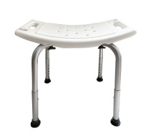 Стілець табурет для ванної та душу No Brand YK-34 51х30 см Білий (13043-86729)