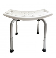 Стілець табурет для ванної та душу No Brand YK-34 51х30 см Білий (13043-86729)