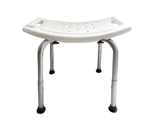 Стілець табурет для ванної та душу No Brand YK-34 51х30 см Білий (13043-86729)