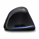 Вертикальна миша бездротова Zelotes F-35 з акумулятором та RGB підсвічуванням Black