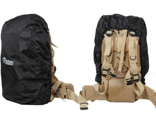 Чохол накидка для рюкзака Рейнкавер Дощовик Mirrow L 55-80 л Чорний (71650656)