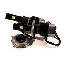 Комплект LED ламп HeadLight FocusV H4 (P43t) 40W 12V з активним охолодженням