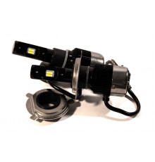 Комплект LED ламп HeadLight FocusV H4 (P43t) 40W 12V з активним охолодженням