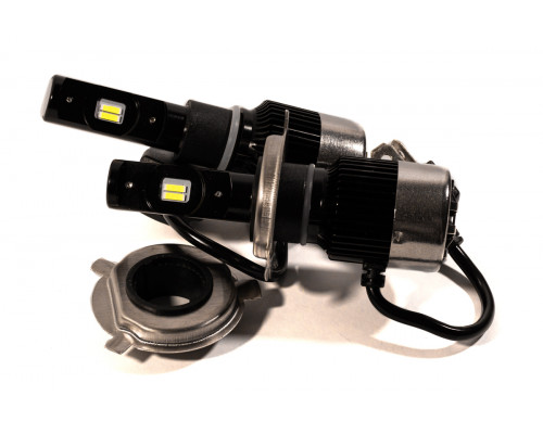Комплект LED ламп HeadLight FocusV H4 (P43t) 40W 12V з активним охолодженням Комплект LED ламп HeadLight FocusV H4 (P43t) 40W 12V з активним охолодженням