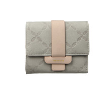 Жіночий гаманець Prettyzys 987 11,5х10 см Сірий 13182-83842