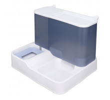 Автоматична годівниця для котів та собак з напувалкою Lesko DT537 Blue 12602-83803