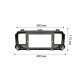 Перехідна рамка Lesko 9" Citroen Jumpy Spacetourer 2016+ Opel Zafira Life Vivaro 2019+ Peugeot Expert Travelle (7793)