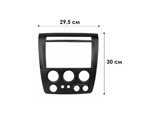 Перехідна рамка 9 Lesko Hummer H3 2005-2010 (3859) Перехідна рамка 9 Lesko Hummer H3 2005-2010 (3859)