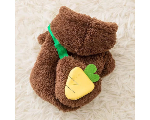 Светр для собак і котів No Brand Тедді 2011SXSL5932 Brown S 13135-84828