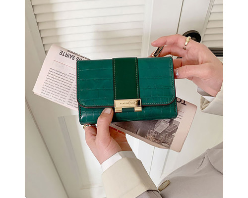 Жіночий гаманець Eastern STAR C319-3A 15х10 см Зелений 13198-84702