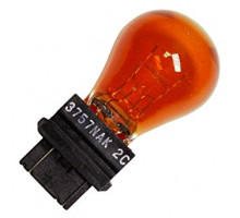 Автолампа ук. OSRAM 3757AK P27/7W 12V W2, 5x16q Amber 10X5