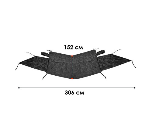 Захисна накидка на лобове скло WOLF box DF-LSDR-01 152х306 см Захисна накидка на лобове скло WOLF box DF-LSDR-01 152х306 см
