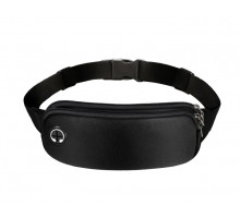 Сумка для бігу RunningBag з 2 кишенями 22х10 см Black (050346)