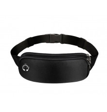 Сумка для бігу RunningBag з 2 кишенями 22х10 см Black (050346)