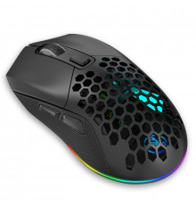 Миша бездротова HXSJ Т28 з акумулятором та RGB підсвічуванням 2,4G+Bluetooth Black