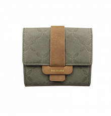 Жіночий гаманець Prettyzys 987 11,5х10 см Зелений 13182-83843