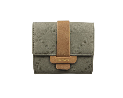 Жіночий гаманець Prettyzys 987 11,5х10 см Зелений 13182-83843