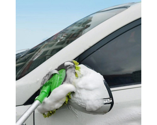 Щітка швабра Psheko з телескопічною ручкою для миття авто Зелена (К3050615)