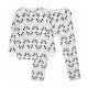 Жіноча піжама Lesko Panda 2XL White-Black