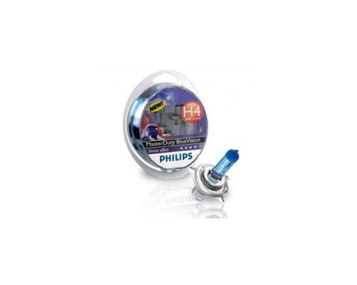 Автолампа PHILIPS 13342MDBVS2 H4 75/70W 24V P43t MasterDuty BlueVision Автолампа PHILIPS 13342MDBVS2 H4 75/70W 24V P43t MasterDuty BlueVision
