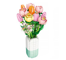 3D-конструктор Jie Star 9065 RoseTulip Ensamble 1011 деталей 13221-84631