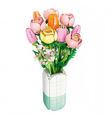 3D-конструктор Jie Star 9065 RoseTulip Ensamble 1011 деталей 13221-84631