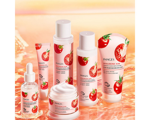 Подарунковий набір Images Hyaluronic Acid Tomato Moisturizing 6в1