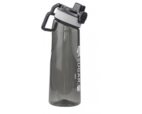 Пляшка для води СМ пластикова 1000 мл Чорний (С051407)