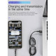 Зарядка USB кабель BASEUS для синхронізації і зарядки iPhone Apple Lightning з led підсвічуванням 1 м Чорний