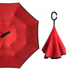 Жіночий парасольку навпаки Up-Brella Червоний (2907-13257)