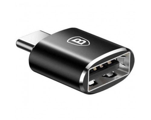Перехідник BASEUS адаптер USB-C to USB для зарядки і синхронізації Чорний Перехідник BASEUS адаптер USB-C to USB для зарядки і синхронізації Чорний