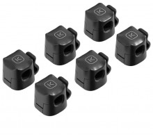 Кабельний органайзер KULA 6 шт Чорний 487638704