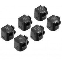 Кабельний органайзер KULA 6 шт Чорний 487638704