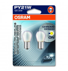 Автолампа ук. OSRAM 7507DC-02B Diadem Chrome P21W 12V BAU15s 10X2 Blister
