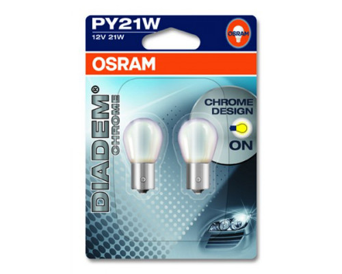 Автолампа ук. OSRAM 7507DC-02B Diadem Chrome P21W 12V BAU15s 10X2 Blister Автолампа ук. OSRAM 7507DC-02B Diadem Chrome P21W 12V BAU15s 10X2 Blister